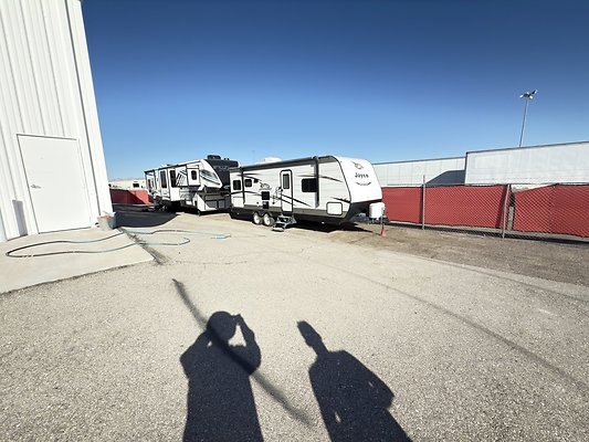 IMG 0088 fifth wheel with slideout garage two restrooms