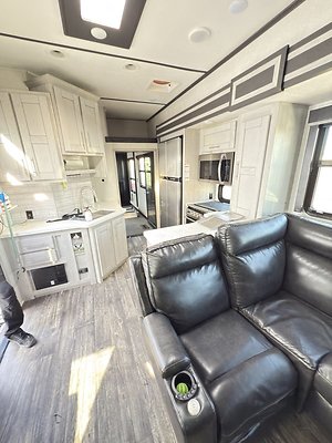 IMG 0101 fifth wheel with slideout garage two restrooms